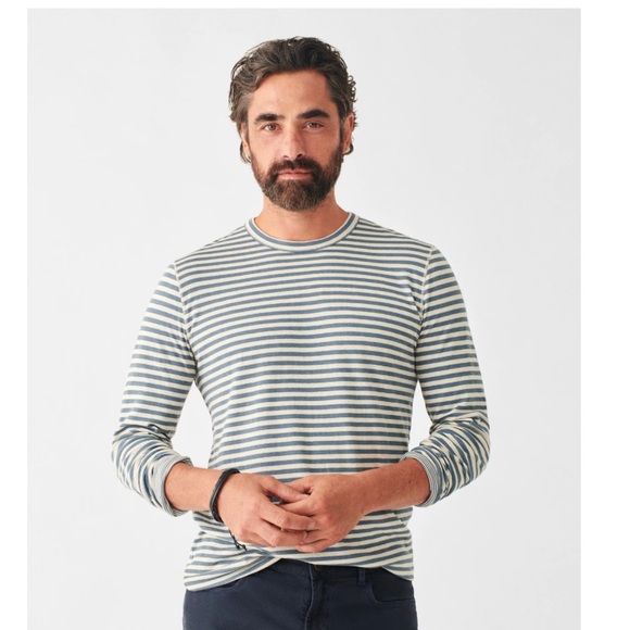 $128 Faherty long sleeve reversible shirt tee super soft XL - Picture 3 of 14